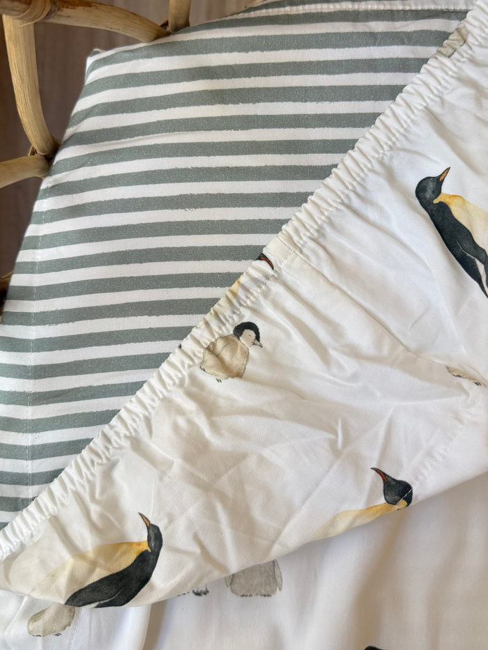 Waterproof Fitted Cot Sheet - Crosby