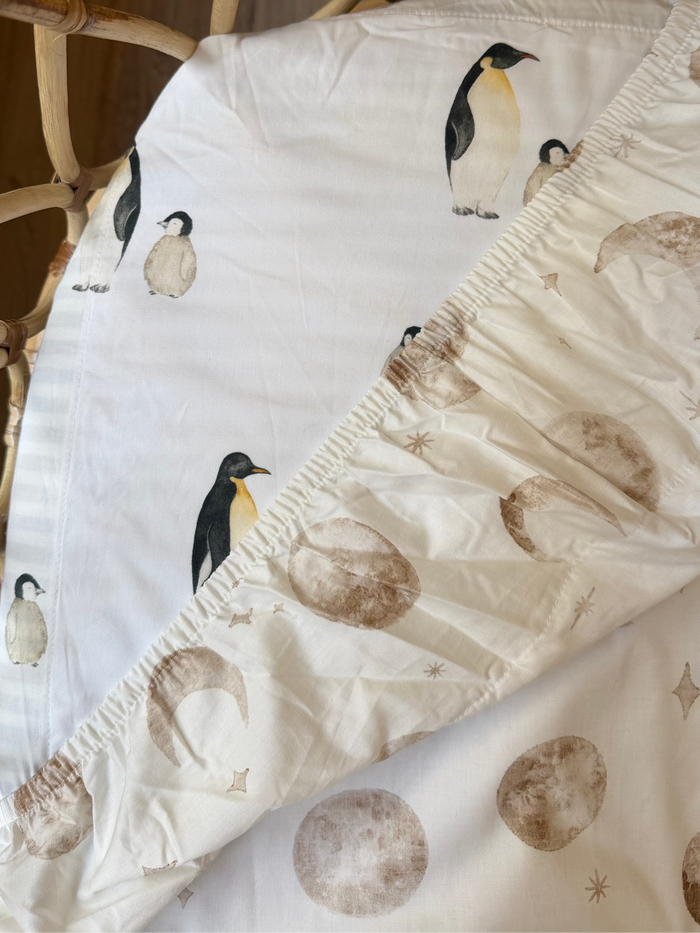 Waterproof Fitted Cot Sheet - Crosby