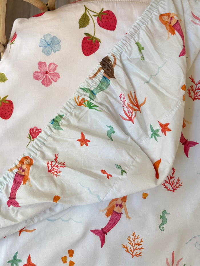 Waterproof Fitted Cot Sheet - Quinn