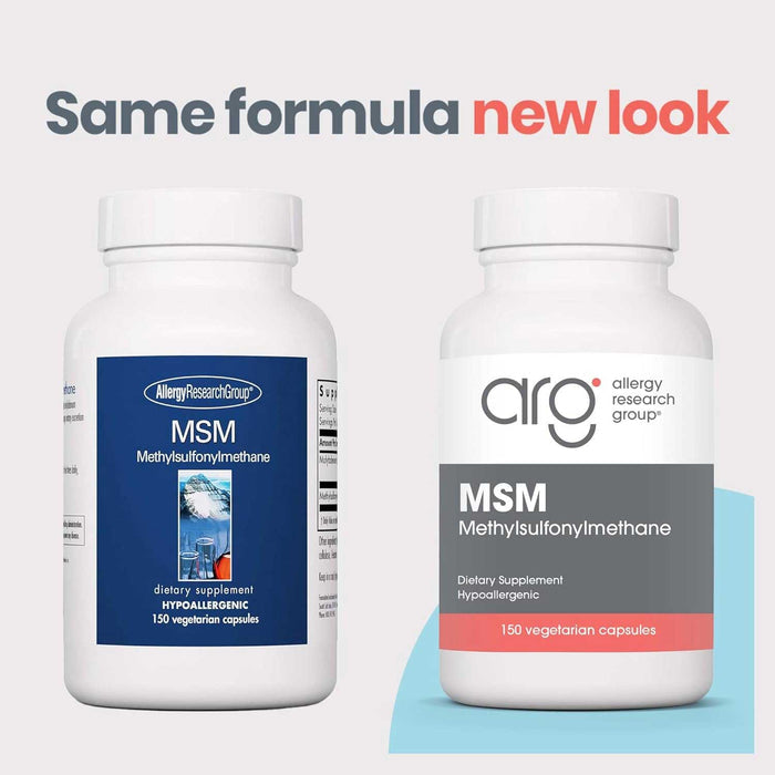 Allergy Research Group MSM New Look