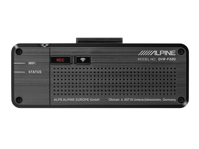 Alpine DVR-F220 Dash cam avanzata Full HD 2 canali, con ADAS e Super Night Vision - TechSoundSystem.com