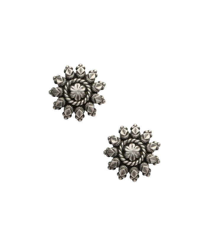 Antique Oxidised Tops (Silver)