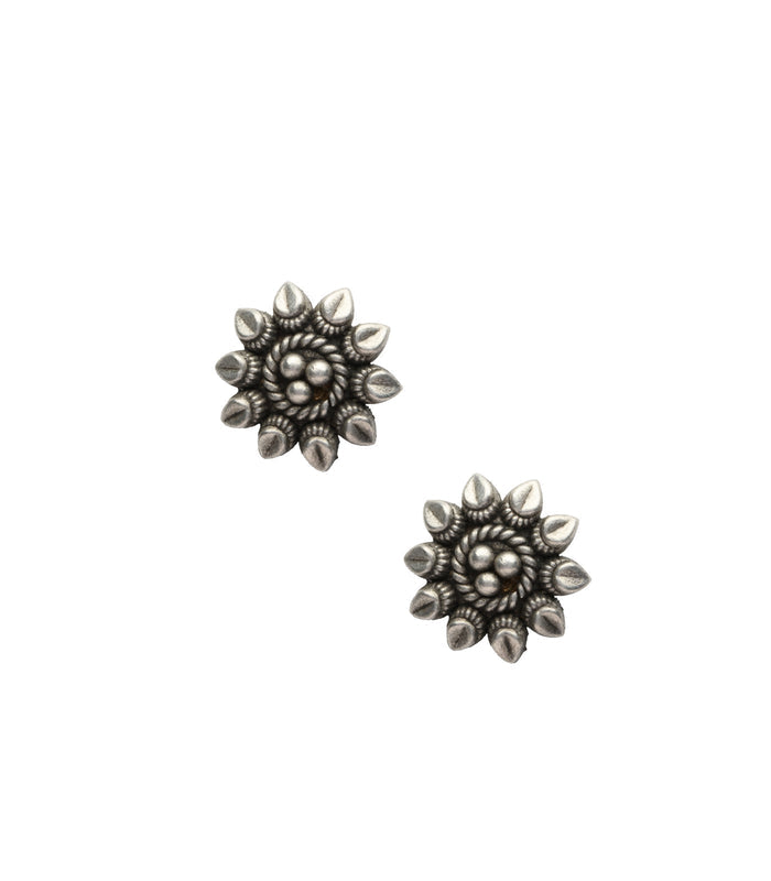 Antique Oxidised Tops (Silver)