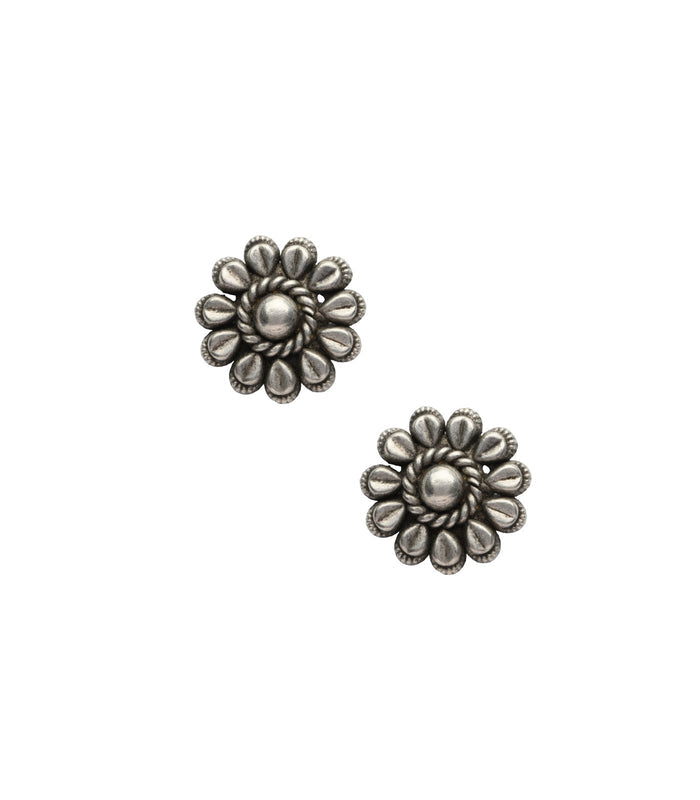 Antique Oxidised Tops (Silver)