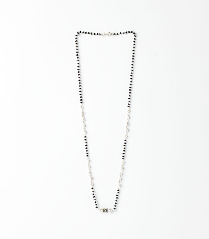 Artistic Pearl Mangalsutra (Silver)