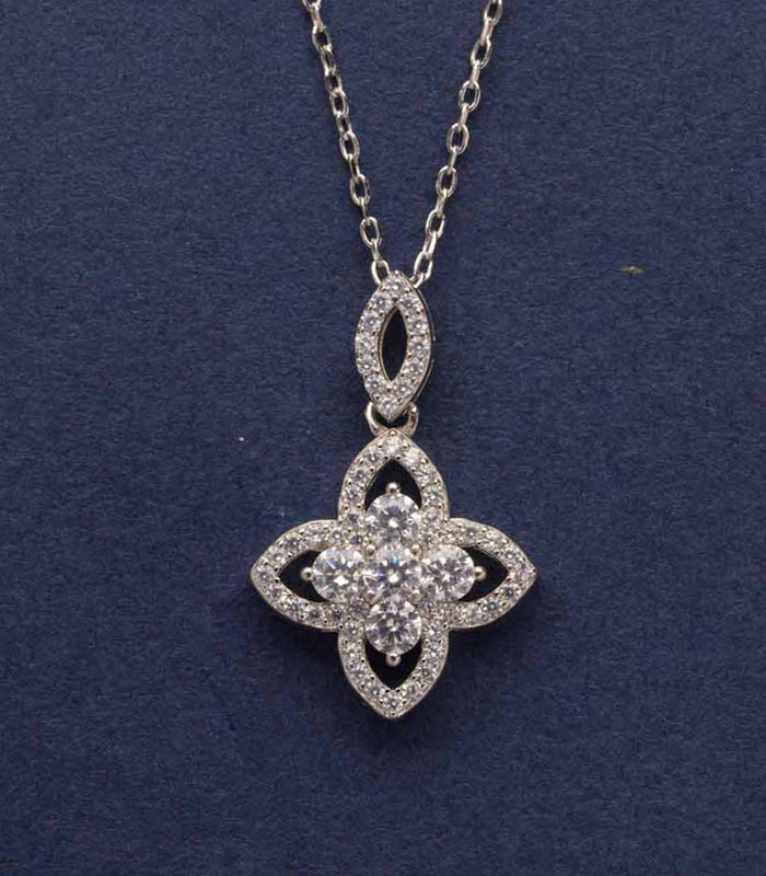 Blooming Blossom Necklace (Silver)