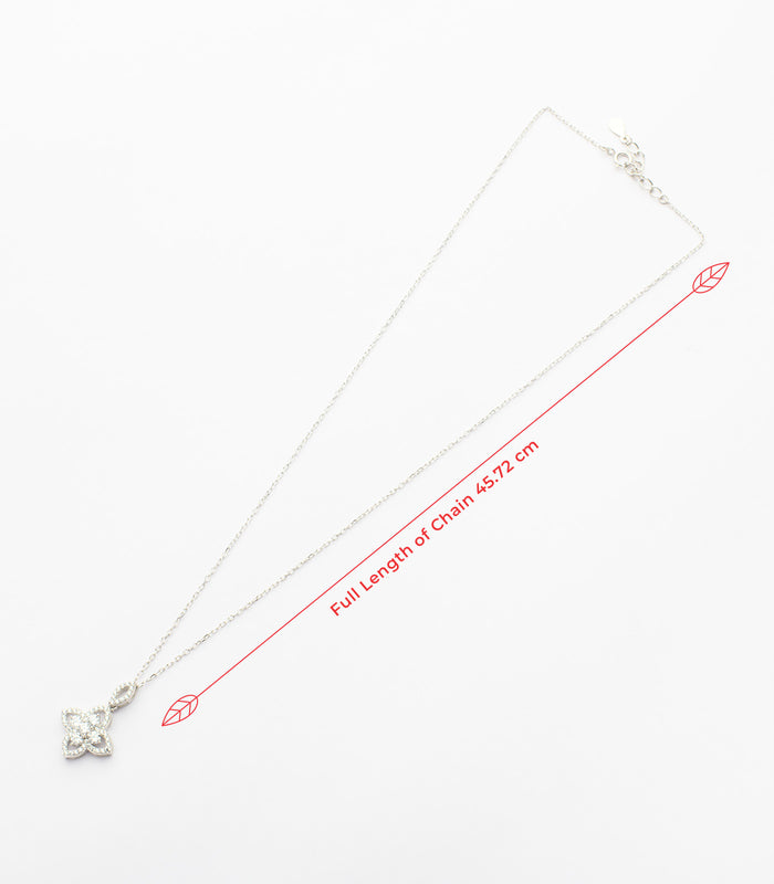 Blooming Blossom Necklace (Silver)