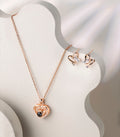Blooming Love Necklace Set (Silver)