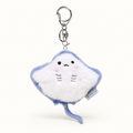 Blue Stingray plush bag charm by OddJoy