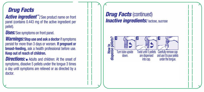 Boiron Homeopathics Aurum Metallicum Ingredients