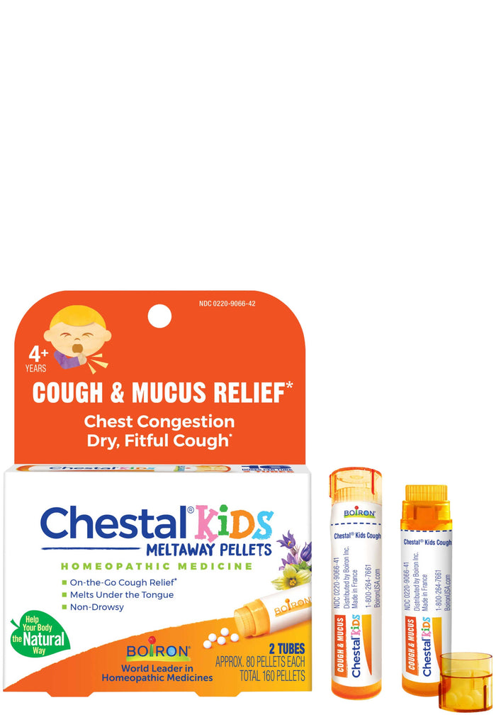 Boiron Homeopathics Chestal® Kids Meltaway Pellets