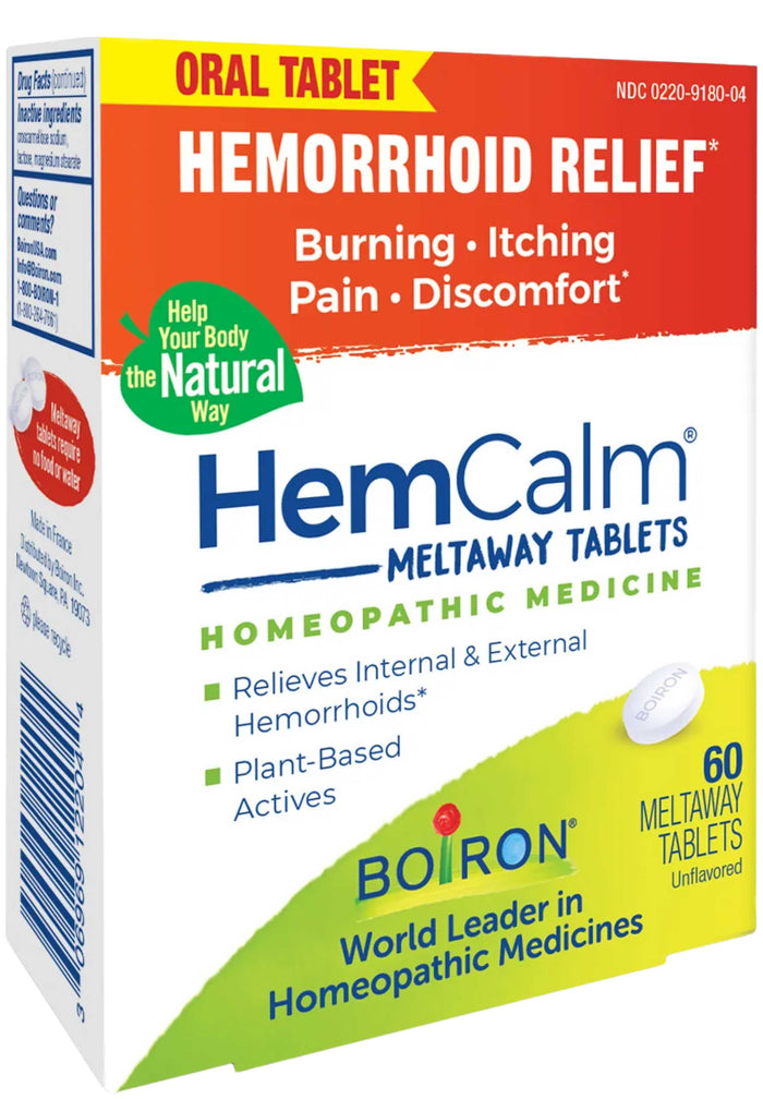 Boiron Homeopathics HemCalm Tablets