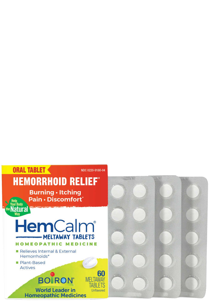 Boiron Homeopathics HemCalm Tablets