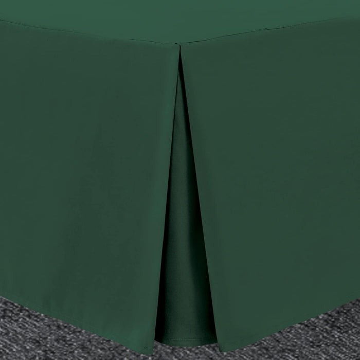 Box Pleated Base Valance Sheet Microfiber Soft Brushed