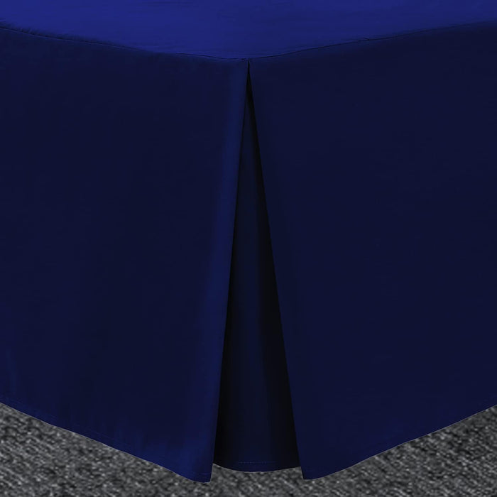 Box Pleated Base Valance Sheet Microfiber Soft Brushed