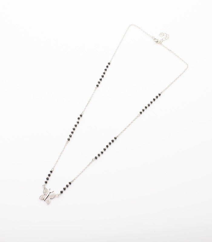 Butterfly Mangalsutra (Silver)