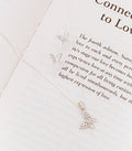 Butterfly Motif Necklace Set (Silver)