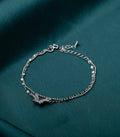 Butterfly string Bracelet (Silver)