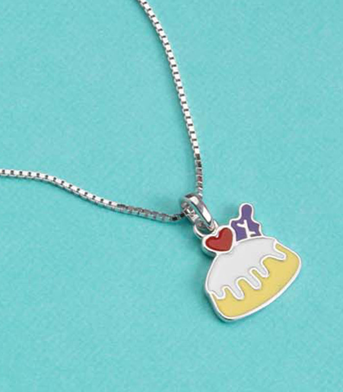 Cake Necklace (Silver)