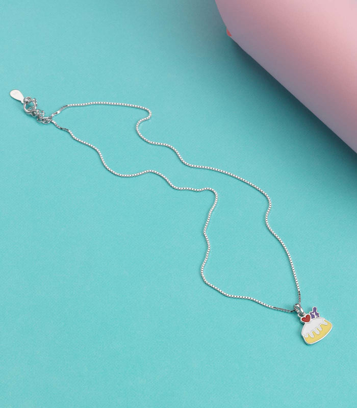 Cake Necklace (Silver)