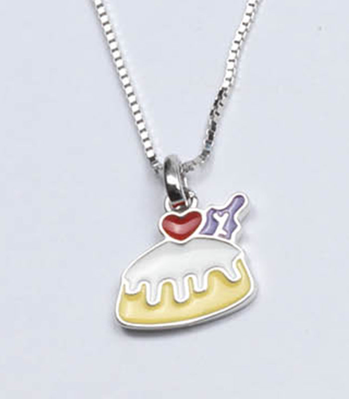 Cake Necklace (Silver)
