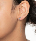 Chain Of Love Earrings (Silver)