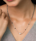 Chained Pearl Mangalsutra (Silver)