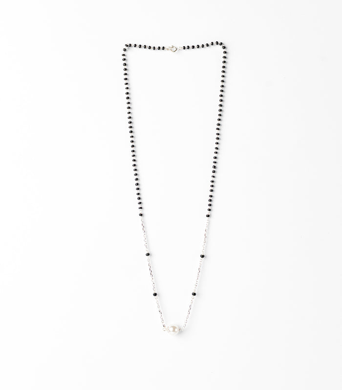 Chained Pearl Mangalsutra (Silver)