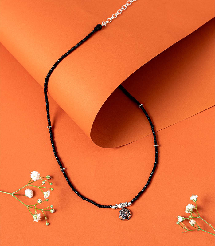 Classic Core Antique Mangalsutra (Silver)