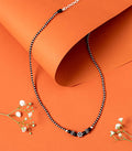 Classic Floral Antique Mangalsutra (Silver)