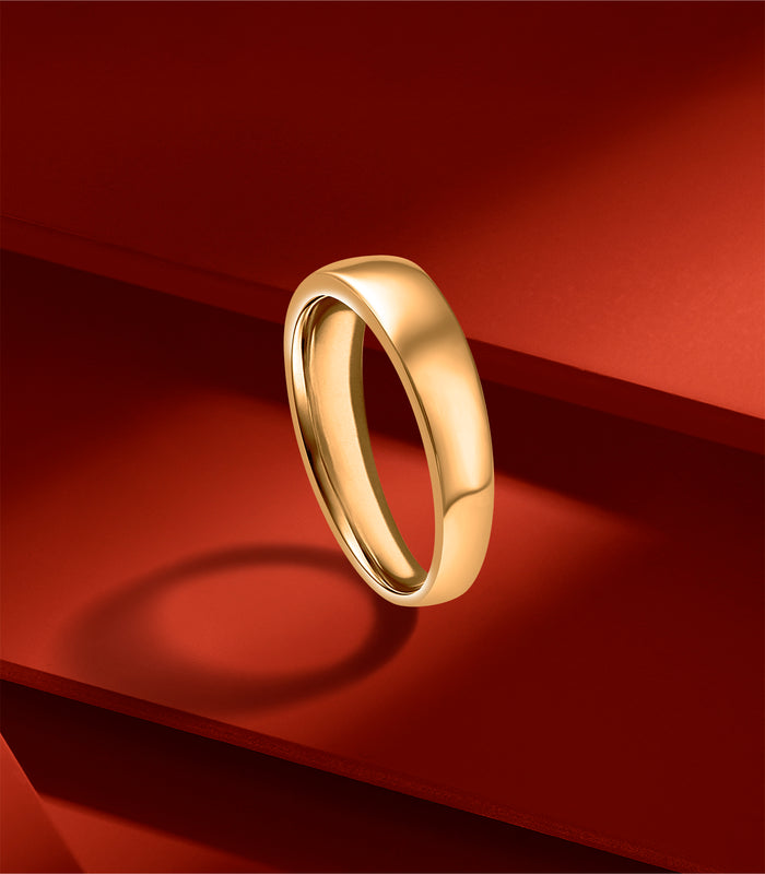 Classic Gold Finger Ring