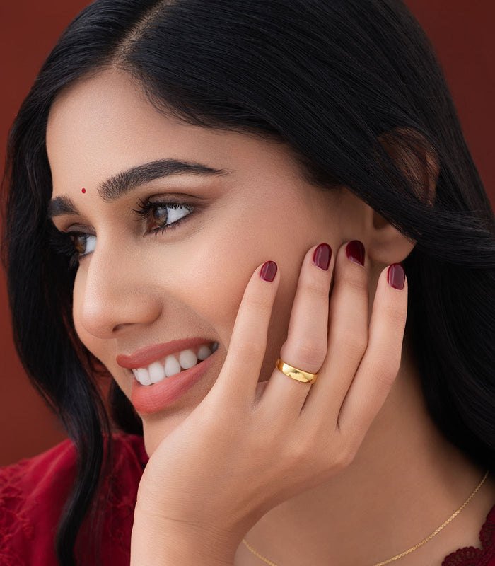 Classic Gold Finger Ring