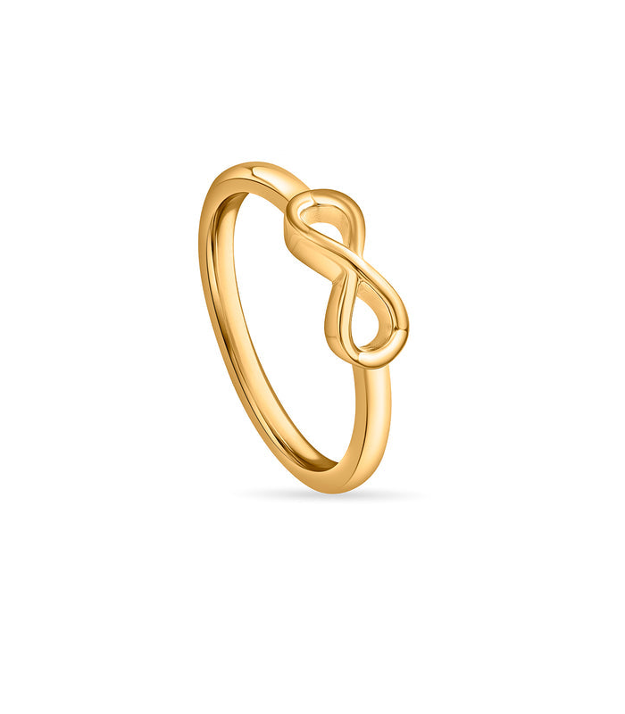 Classic Infinity Gold Finger Ring