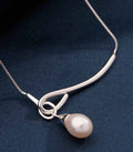 Classic Pearl Necklace (Silver)