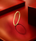 Classic Wavy Gold Finger Ring