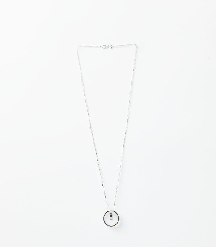 Connected Rings Necklace (Silver)