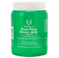 Green jar of 'Cool Pack Green Jelly' on a white background