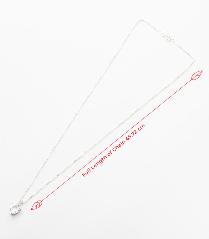 Corazon Necklace Set (Silver)