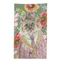 Cottage Cat Tea Towel