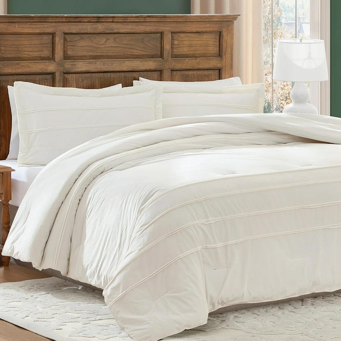 Coverless Rosealinn White Velvet Design - 3-Pieces ,10.5 Tog