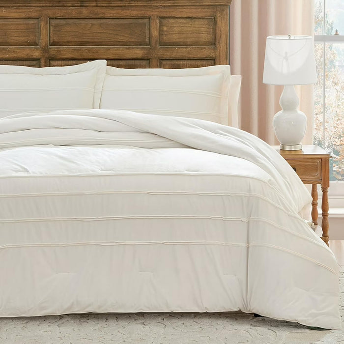 Coverless Rosealinn White Velvet Design - 3-Pieces ,10.5 Tog