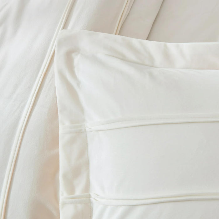 Coverless Rosealinn White Velvet Design - 3-Pieces ,10.5 Tog