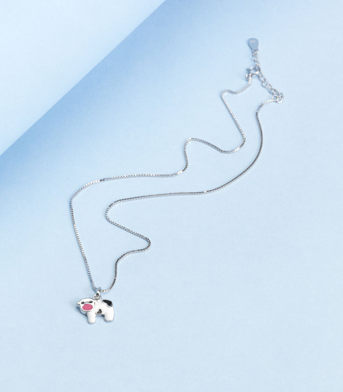 Cow Necklace (Silver)