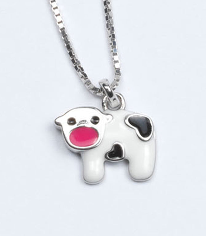 Cow Necklace (Silver)