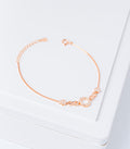 Crystal Ring Bracelet (Silver)