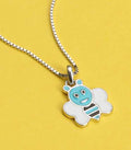 Cute Bee Necklace (Silver)