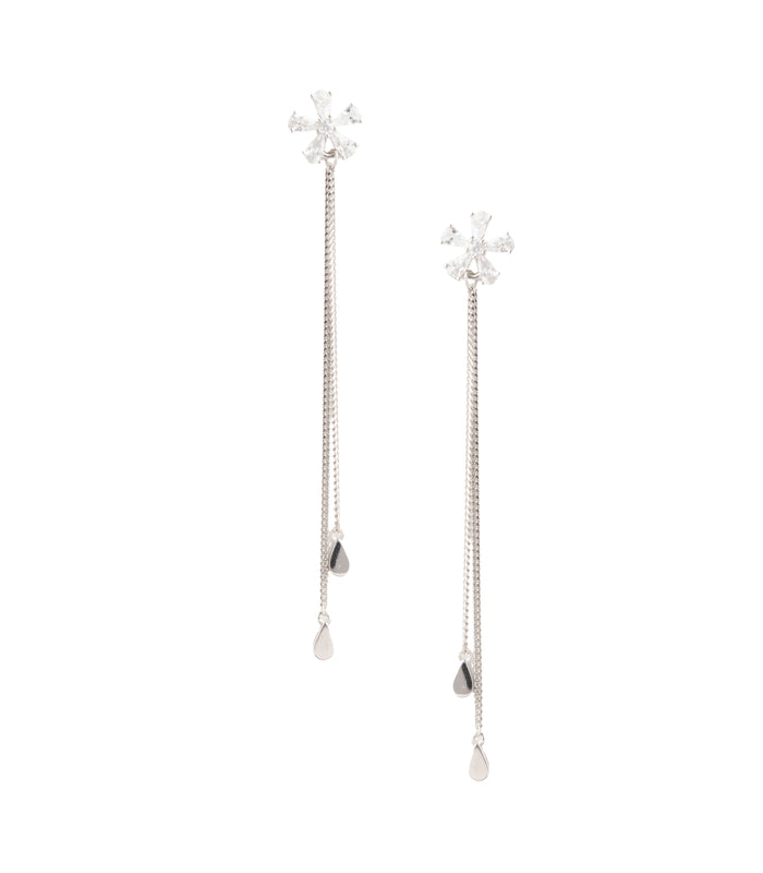 Daisy Way Earrings (Silver)