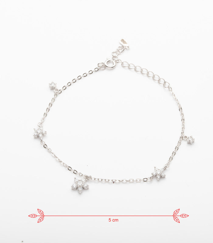 Daizy Charm Bracelet (Silver)
