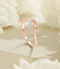 Diamond Drop Shaped Ring
