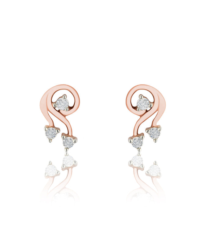 Diamond Ivy Drops Earrings